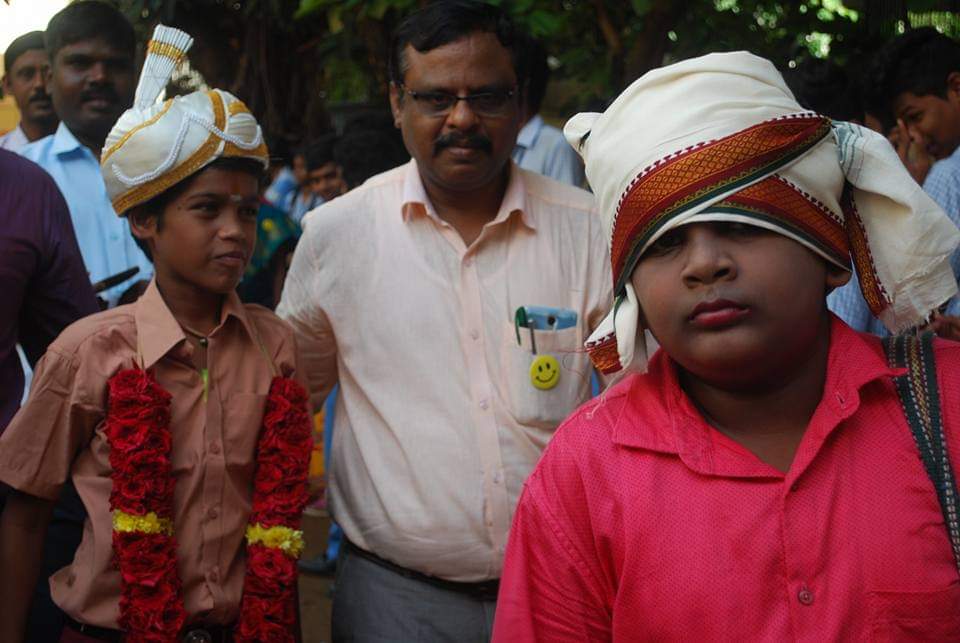 Traditional Fancy Dress with Principal