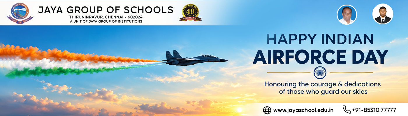 Jaya Group of Schools Banner