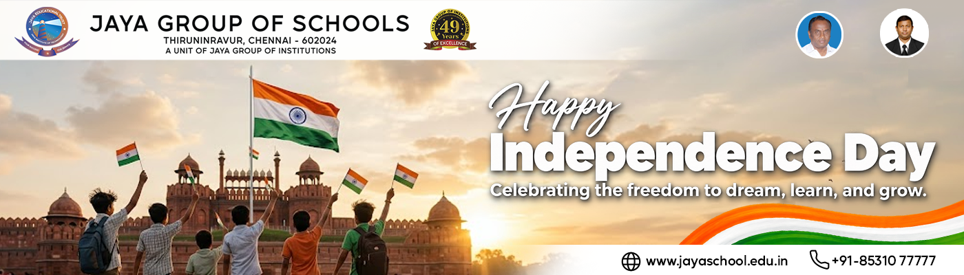 Jaya Group of Schools Banner