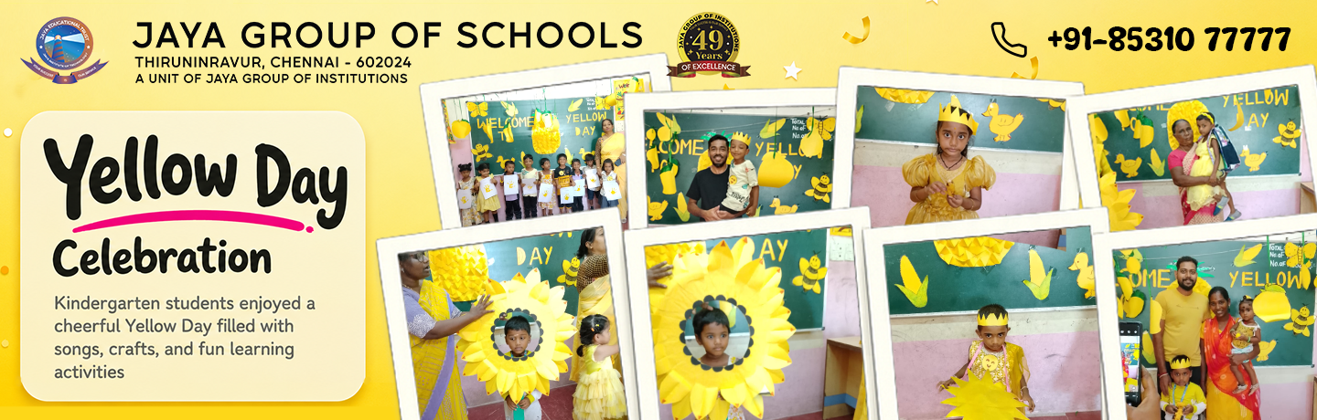 Jaya Group of Schools Banner
