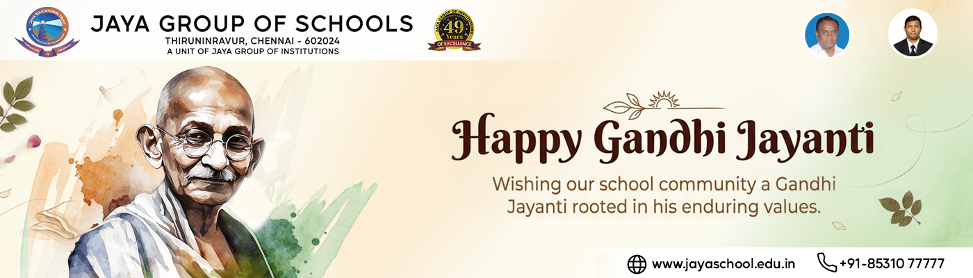 Jaya Group of Schools Banner