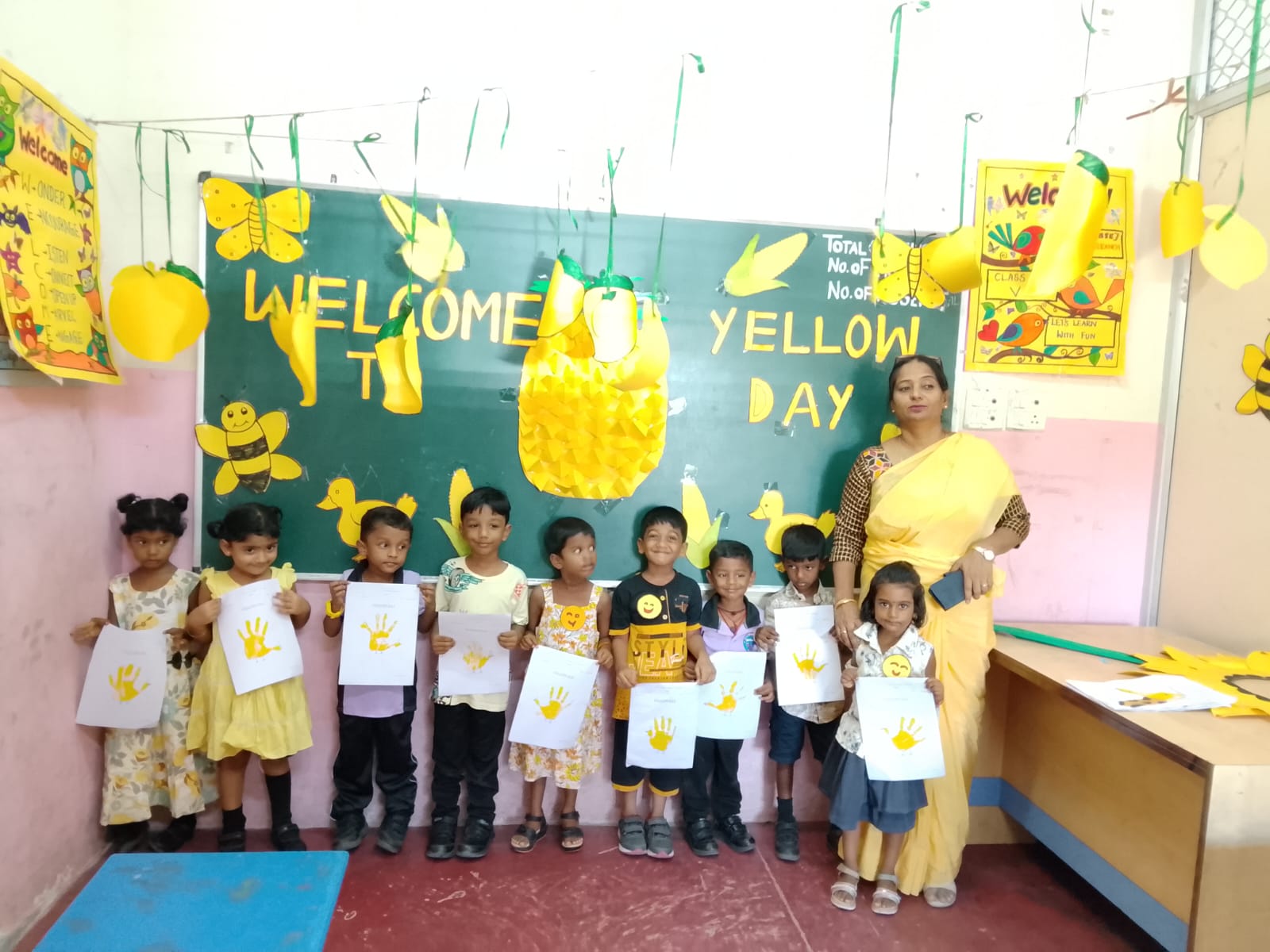 Yellow Day Celebration - Cheerful memories of Yellow Day