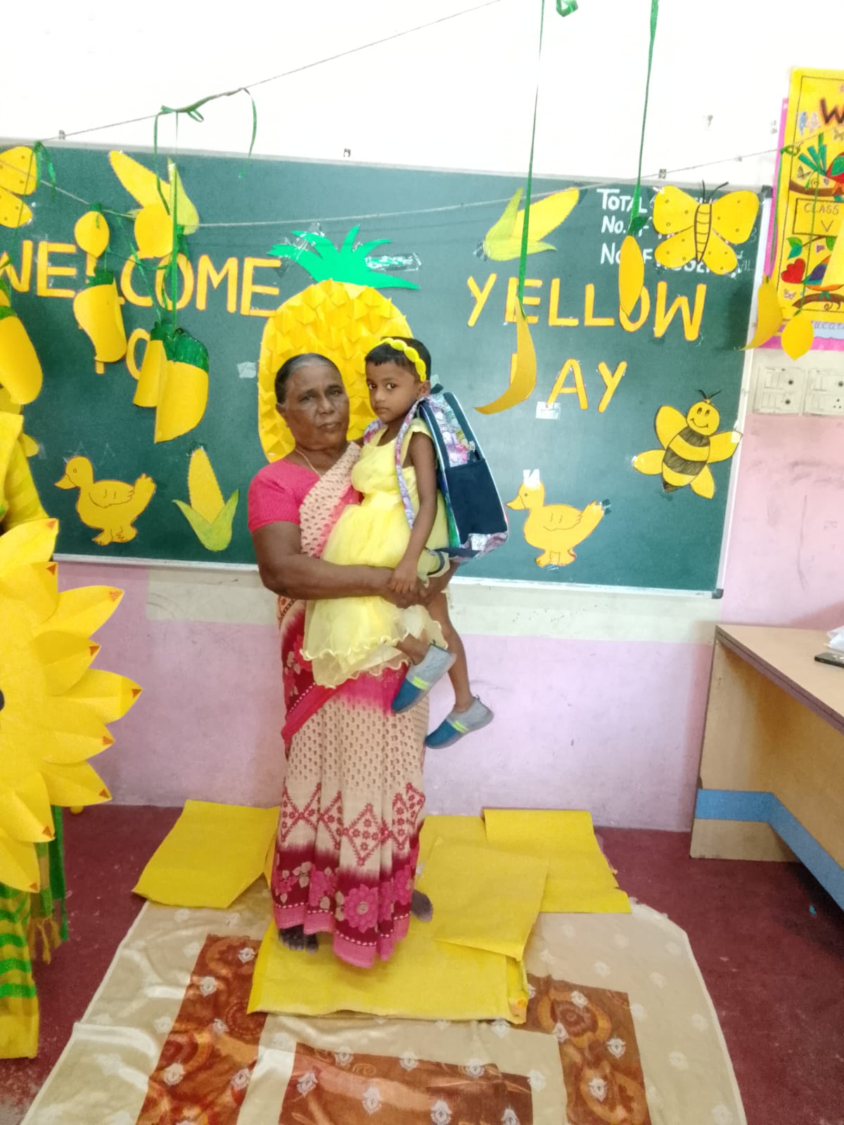 Yellow Day Celebration - Creative art and craft
